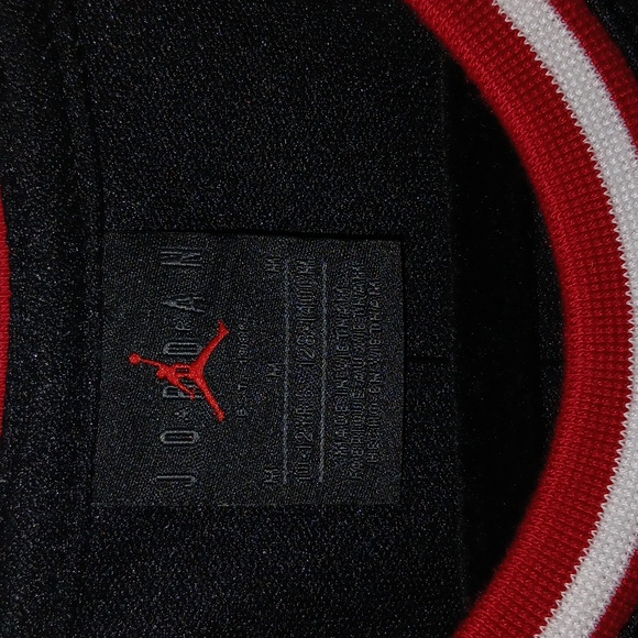 Jordan 23 Girls Sleevless T Shirt Jersey Dress Black Red White Size Medium NWT - Picture 5 of 6